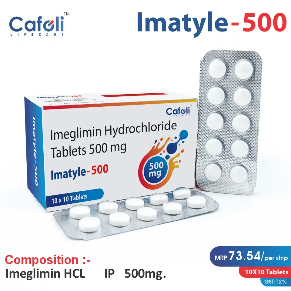 Imeglimin Hydrochloride IP 500mg Tablet in PCD Pharma Franchise at Best Price